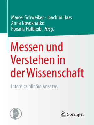 cover image of Messen und Verstehen in der Wissenschaft